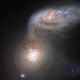 Imagen para el artículo titulado El Hubble captura una espectacular imagen de dos galaxias a punto de fusionarse
